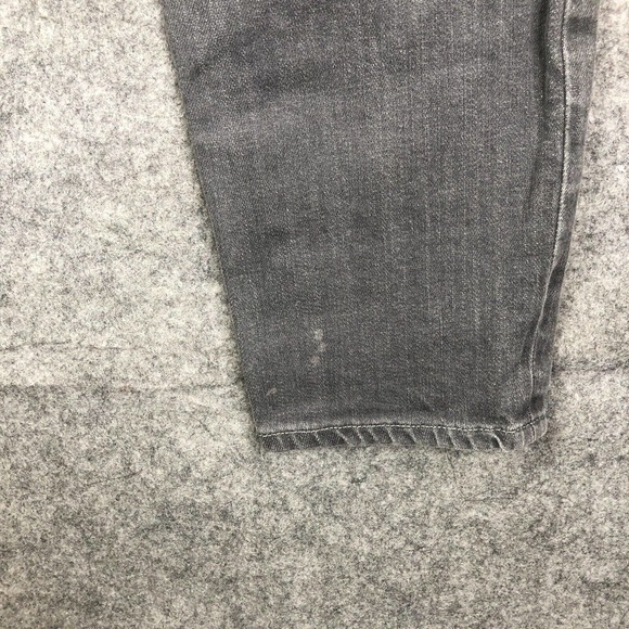 Helmut Lang Jeans Womens 28 Moto Skinny Gray Stretch Made in USA 31x28 Designer - Picture 10 of 14